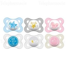 MAM Original Duo Sucettes 2-6 mois silicone REF14