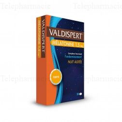 Valdispert m&eacute;latonine 1.5 mg nuit agit&eacute;e - 50 comprim&eacute;s