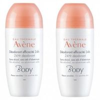AVENE BODY D&eacute;od efficacit&eacute; 24H 2Roll-on/50ml