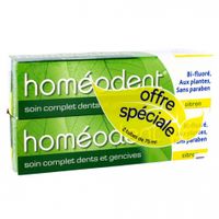 HOMEODENT CITRON SOIN COMPLET P&acirc;te dtf 2/75ml