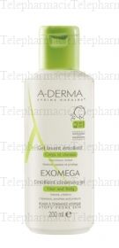 A-DERMA Exomega gel lavant &eacute;mollient 2 en 1 b&eacute;b&eacute; flacon 200ml