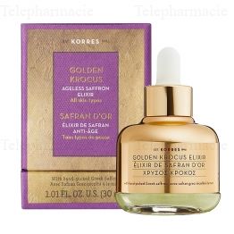 KORRES Safran d'or - Cr&egrave;me Elixir de safran Anti-Age flacon 30ml