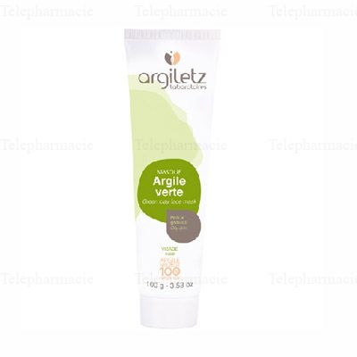 Masque Argile Verte Pr&ecirc;te &agrave; l'Emploi 100g