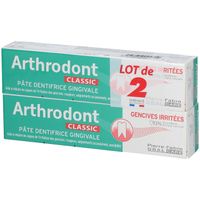 Arthrodont Classic p&acirc;te dentifrice gingivale 2 tubes x 75ml