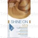 BIONIKE Shine On HS 10.3 Blond Extra Miel 1 tube coloration 50ml + 1 flacon r&eacute;v&eacute;lateur 75ml + 1 sachet masque r&eacute;&eacute;quilibrant 15ml + gants