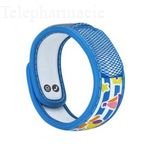 Bracelet couleur r&eacute;pulsif anti-moustiques naturel enfant des 3 ans