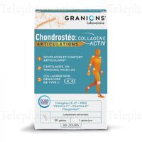 GRANIONS Chondrosteo Collag&egrave;ne ACTIV articulations boite de 30 g&eacute;lules