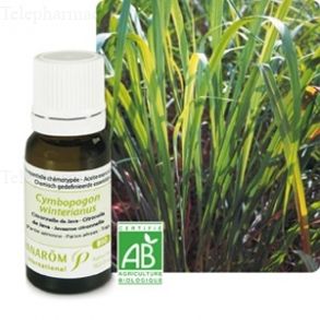 PRANAROM Huile essentielle de citronnelle de Java Bio 10ml