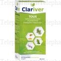CLARIVER Solution buvable toux s&egrave;che 175ml