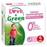 LOVE&GREEN Couches-Culottes &Eacute;cologiques x16 Taille 4 maxi 8 &agrave; 15 kg