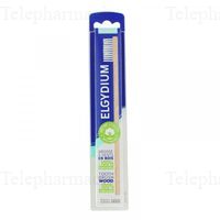 ELGYDIUM Brosse &agrave; dent en bois Medium