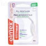 Protection caries fil dentaire cire menthole