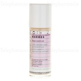 KORRES D&eacute;odorant - 24H Peaux sensibles & &eacute;pil&eacute;es, sans sels d' aluminium 30ml
