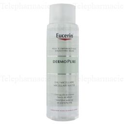 EUCERIN DermoPure - Eau micellaire pour peaux &agrave; imperfections 400ml