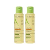 A-DERMA Exomega Control huile lavante &eacute;molliente Lot de 2 x 500ml