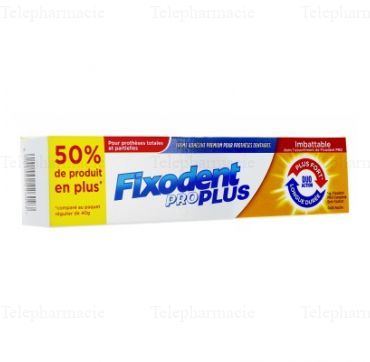 Pro plus duo action cr&egrave;me adhesive pour protheses dentaires 60g