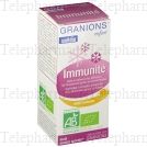 GRANIONS Kid bio immunit&eacute; saveur banane 125ml