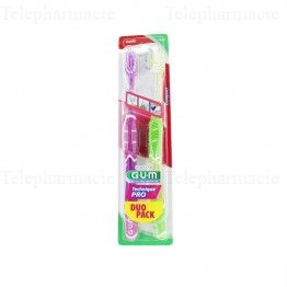 GUM brosse &agrave; dents technique pro pack de 2