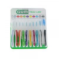 GUM Trav-Ler pack brossettes interdentaires 9 tailles