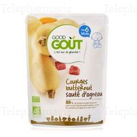 Go&ucirc;t Plat Courges Butternut Saut&eacute; d'Agneau d&egrave;s 6m 190g