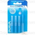 Brossettes interdentaires mono compact bleu 0.7mm x4
