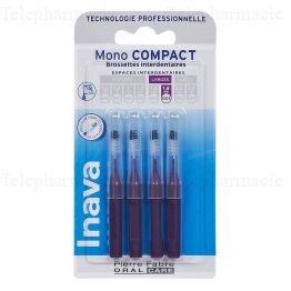 INAVA Brossettes interdentaires ISO5 larges 1.8mm pack de 4