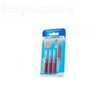 Recharges brossettes interdentaires mono compact 4 - 3mm pack de 4