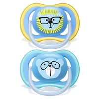 AVENT SUCET ULTRA AIR BLEU/JAUN +18MOIS