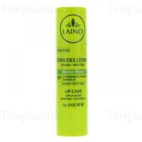 LAINO Soin des l&egrave;vres fragilis&eacute;es parfum pomme stick 4g