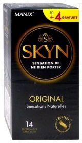 MANIX Skyn Original pr&eacute;servatifs sans latex 10