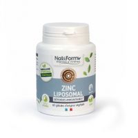 NAT & FORM Zinc Liposomal x60 g&eacute;lules