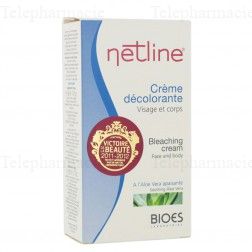NETLINE Cr&egrave;me d&eacute;colorante peau sensible: cr&egrave;me d&eacute;colorante tube 40ml + cr&egrave;me activatrice &agrave; reconstituer tube 20ml