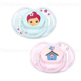 AVENT SUC X2 0-6MOIS FEE/OI