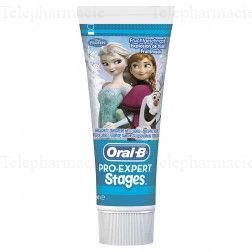 Oral b pro expert stages dentifrice enfant reine des neiges 2-6ans 75ml