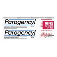 PAROGENCYL Dentifrice soin intensif gencives Lot de 2 tubes 75ml