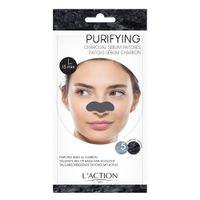 L'ACTION Purifying Patchs s&eacute;bum charbon x5