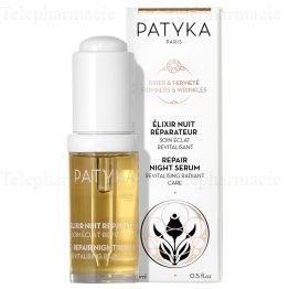 PATYKA Rides & fermet&eacute; - Elixir nuit r&eacute;parateur flacon pompe 15ml