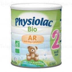 PHYSIOLAC Lait AR Bio 2eme &acirc;ge 800g