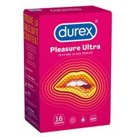 DUREX Pleasure Ultra - Pr&eacute;servatifs ultra Perl&eacute;e 16 pr&eacute;servatifs
