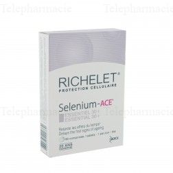 Richelet S&eacute;l&eacute;nium ACE Essentiel 30+ 90 comprim&eacute;s