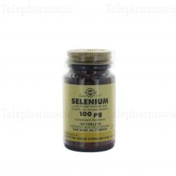 SOLGAR S&eacute;l&eacute;nium 100 &micro;g 100 comprim&eacute;s