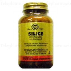 SOLGAR Silice oc&eacute;anique 50 g&eacute;lules