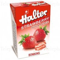 HALTER S/SUC FRAISE BONBONS 40
