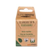 SUPERWHITE Bio Synex Fil dentaire menthe 50m