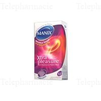Sensations Intenses Xtra Pleasure Un maximum de plaisir &agrave; deux Boite de 12 pr&eacute;servatifs