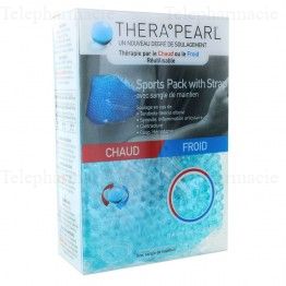 THERA PEARL Poche thermique pour le coude avec sangle de maintien 28.4cm x 11.5cm