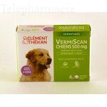 CLEMENT THEKAN Vermiscan chien 500mg vermifuges x4 comprim&eacute;s