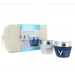 VICHY Trousse Liftactiv peaux normales &agrave; mixtes : Liftactiv supr&ecirc;me 50ml + Lifactiv nuit 50ml