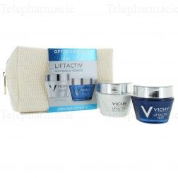 VICHY Trousse Liftactiv peaux s&egrave;ches : Liftactiv supr&ecirc;me 50ml + Lifactiv nuit 50ml